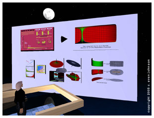 Long Tail Toroid Evolution in Second Life Simulation