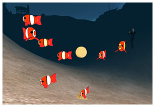 artificial living fish in Second Life